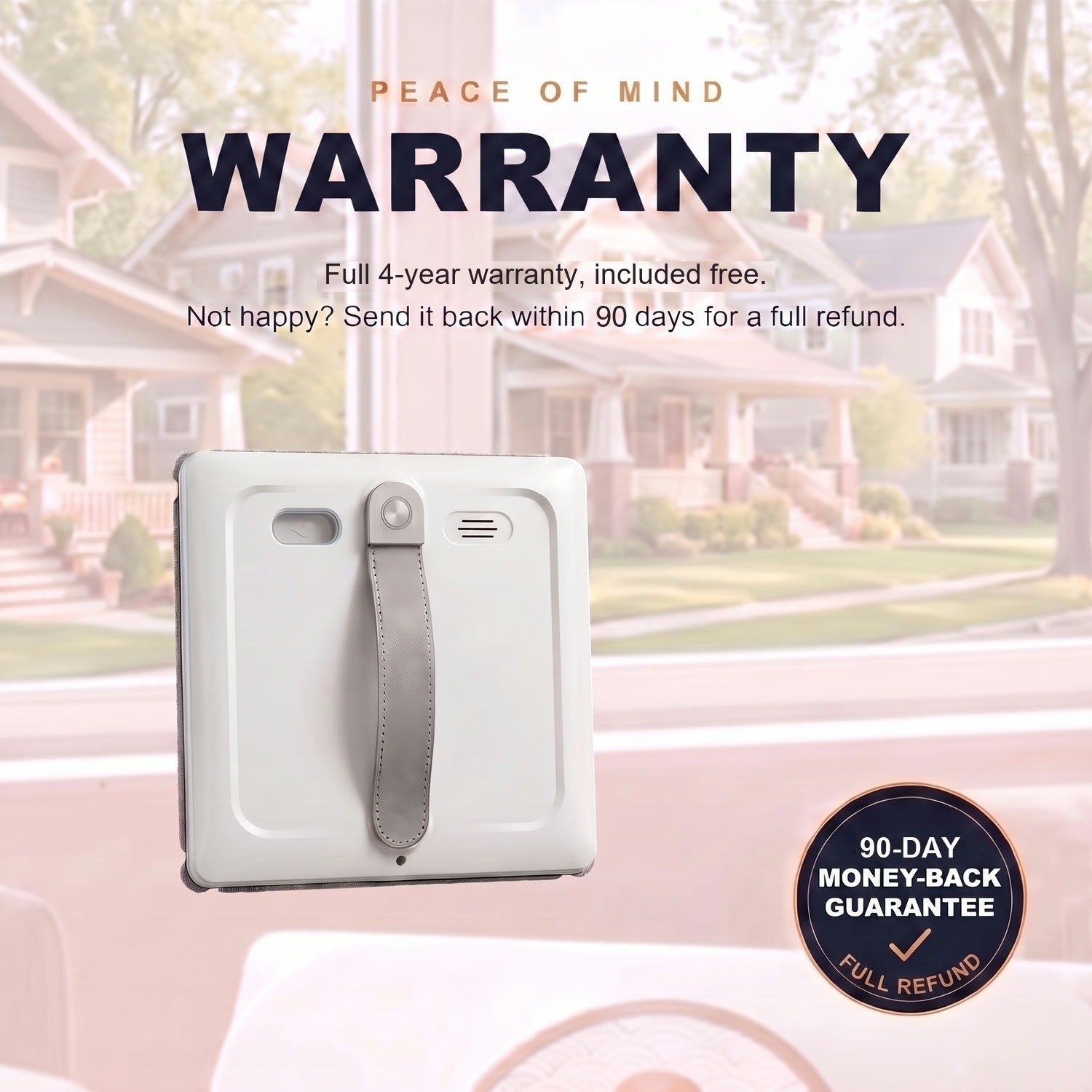 4-year warranty included
